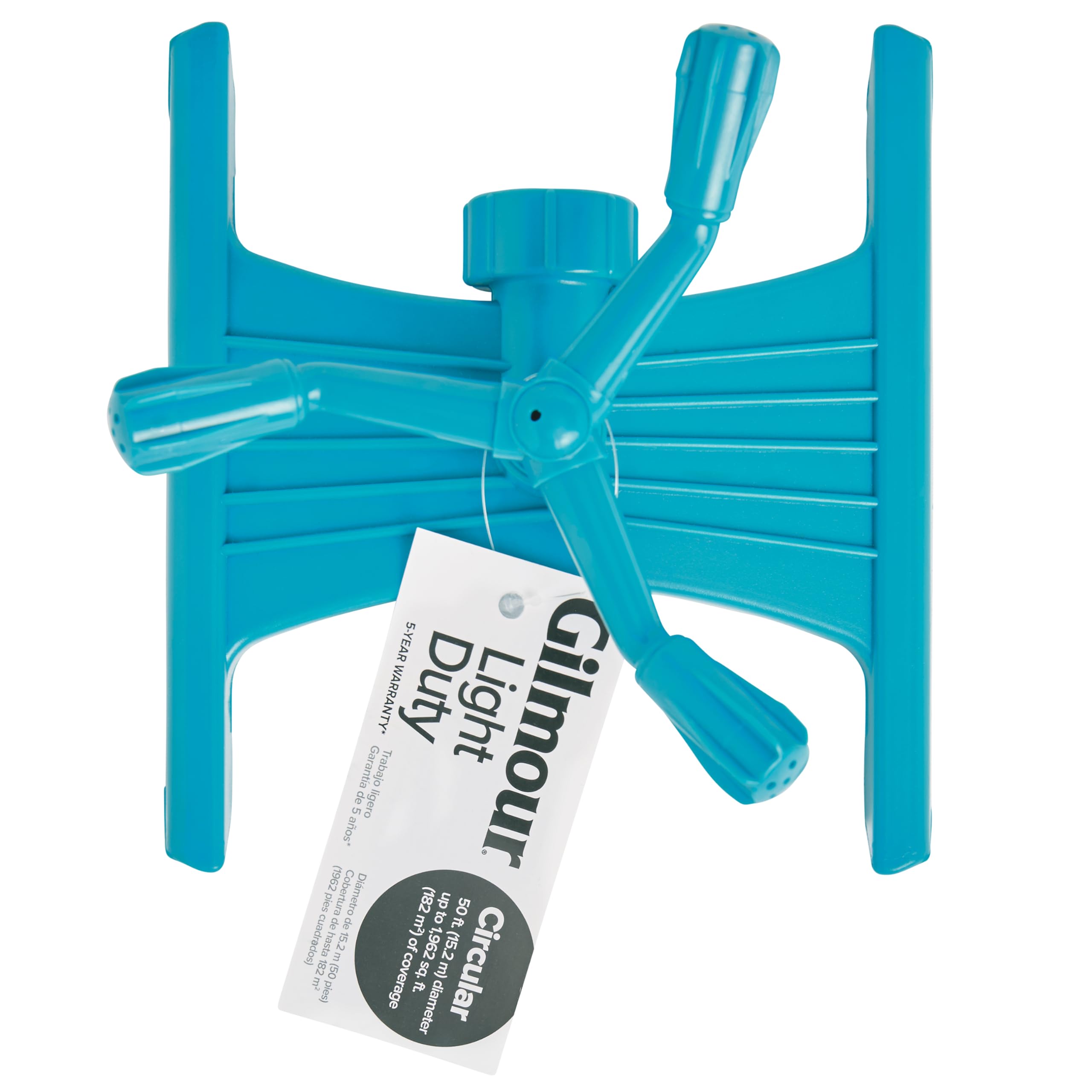 Gilmour 1963 Sq Ft Spinning Sprinkler with Stationary Base, Whirling Sprinkler Head for 360 Degree Coverage in Flower Beds and Vegetable Gardens - Image 3