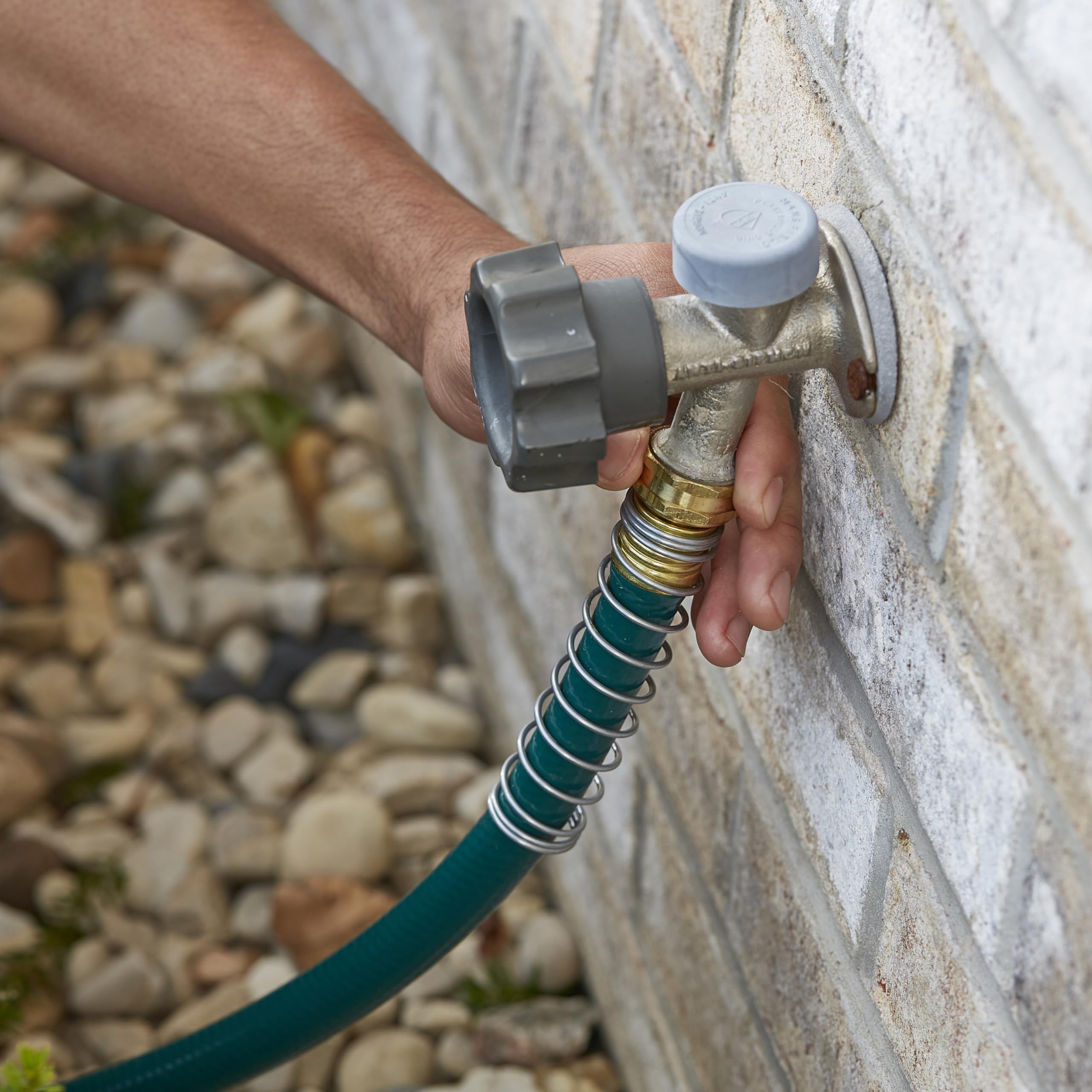 Gilmour 5/8" x 100' Heavy Duty Flexogen Water Hose, Flexible Garden Hose for Vegetable Gardens, Flower Beds, and Lawn Sprinklers, Green - Image 6