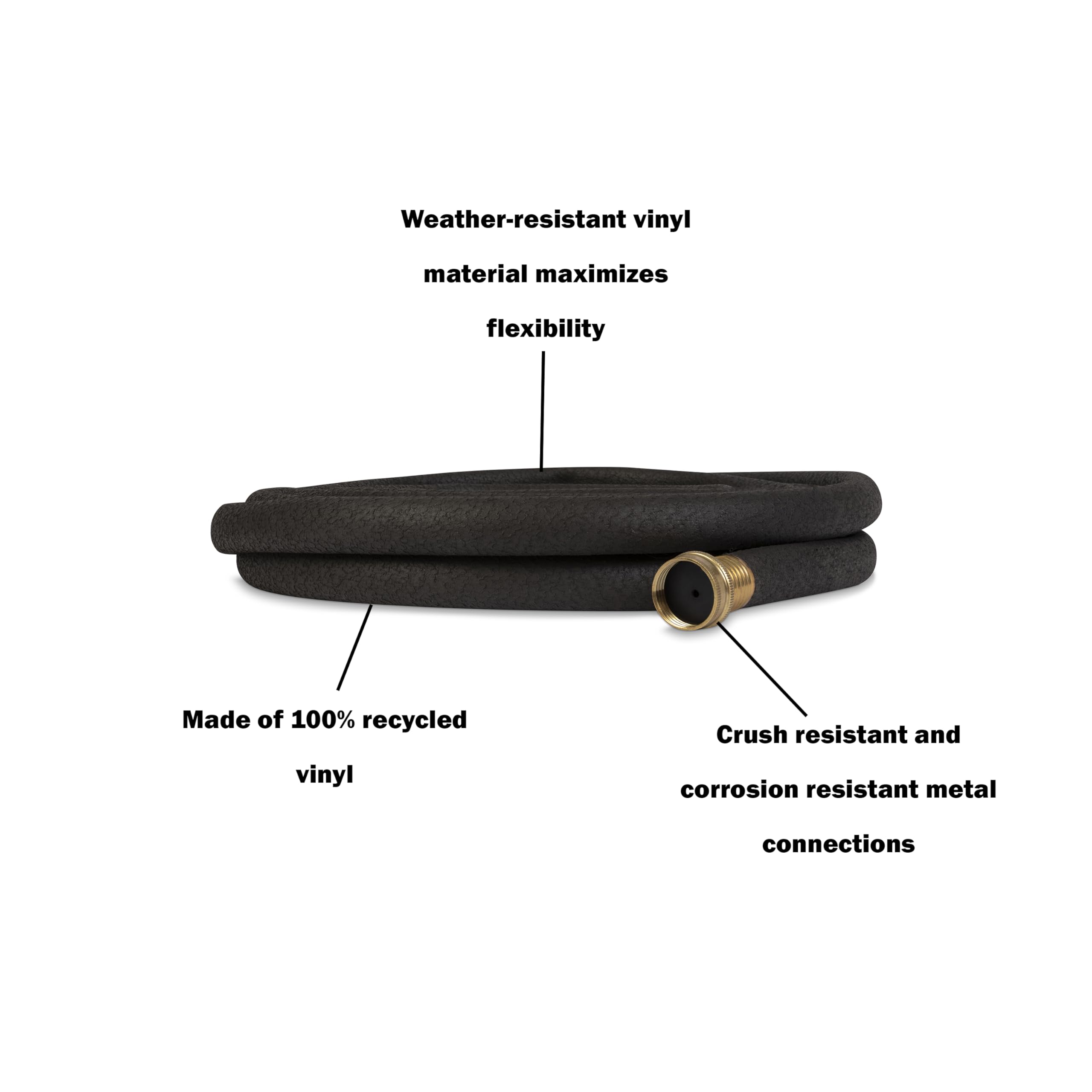 Gilmour 5/8" x 25' Round Weeper Soaker Hose for Garden Beds, Drip Irrigation Outdoor Hose, Flexible Garden Hose for Vegetable Gardens, Flower Beds, Lawns, and Orchards - Image 7