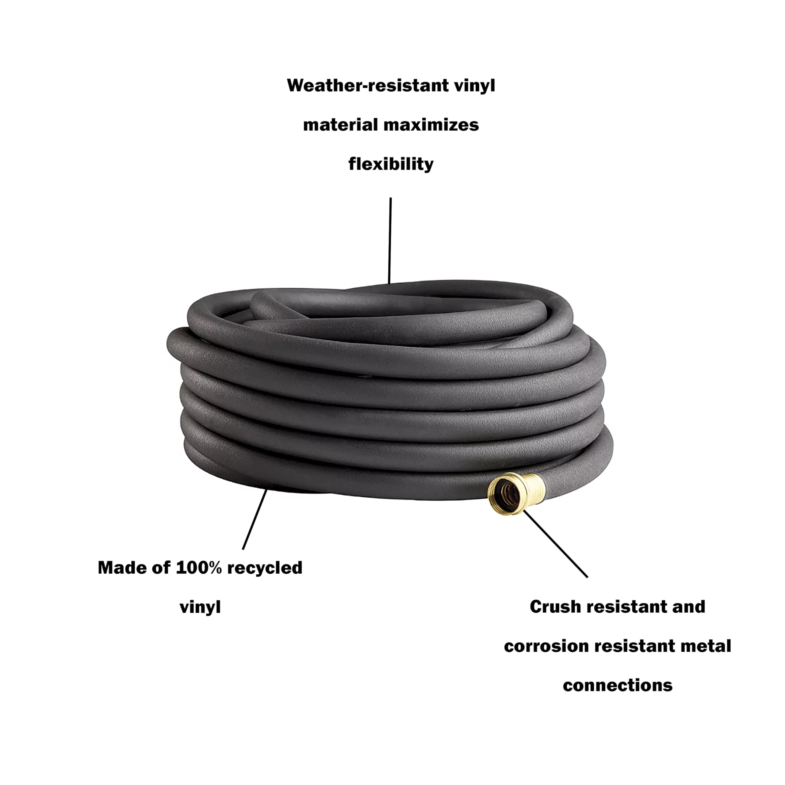 Gilmour 5/8" x 50' Round Weeper Soaker Hose for Garden Beds, Drip Irrigation Outdoor Hose, Flexible Garden Hose for Vegetable Gardens, Flower Beds, Lawns, and Orchards - Image 6