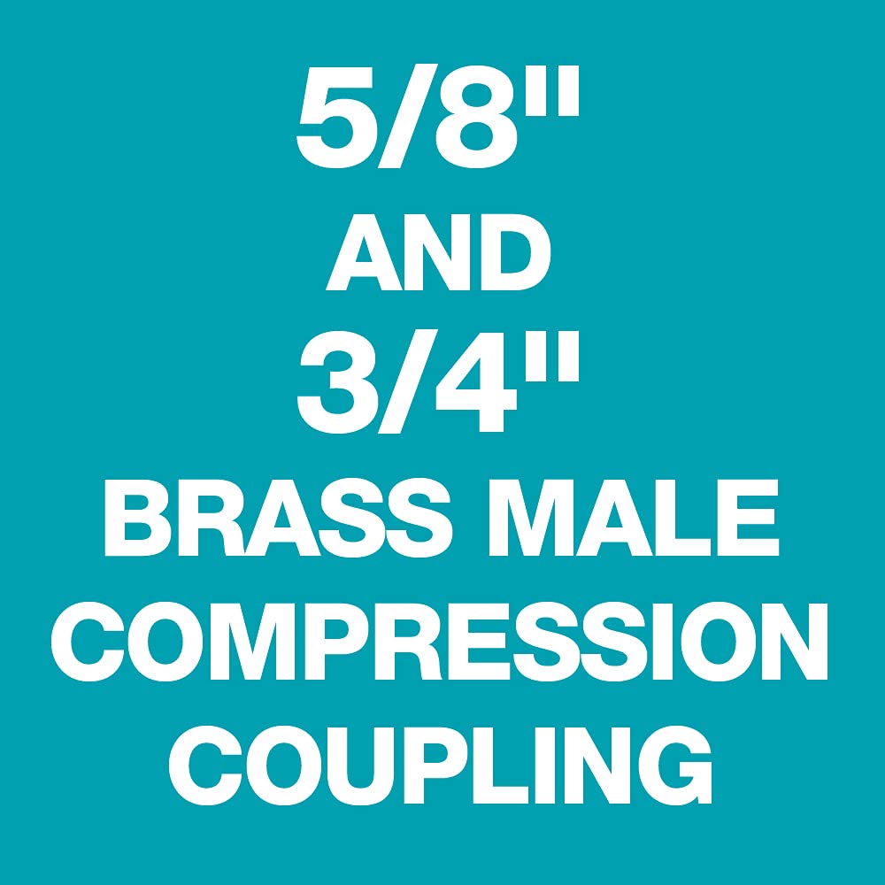 Gilmour 801134-1003 Heavy Duty Zinc and Brass Male Clamp Coupling, 5/8" x 3/4" - Image 4