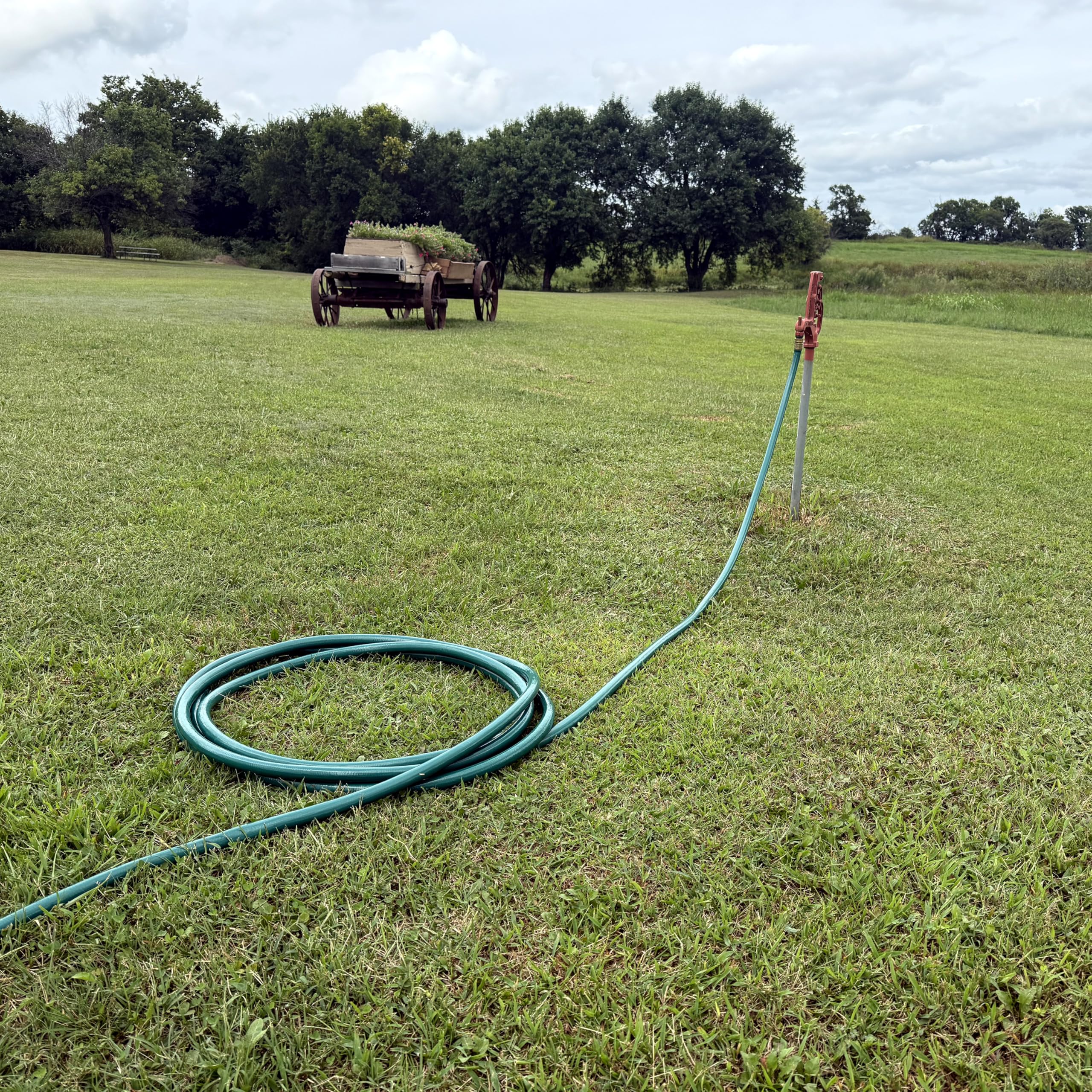 Gilmour 843251-1001 Flexogen Heavy Duty Watering Garden Hose 3/4in x 25 Feet, Green - Image 8