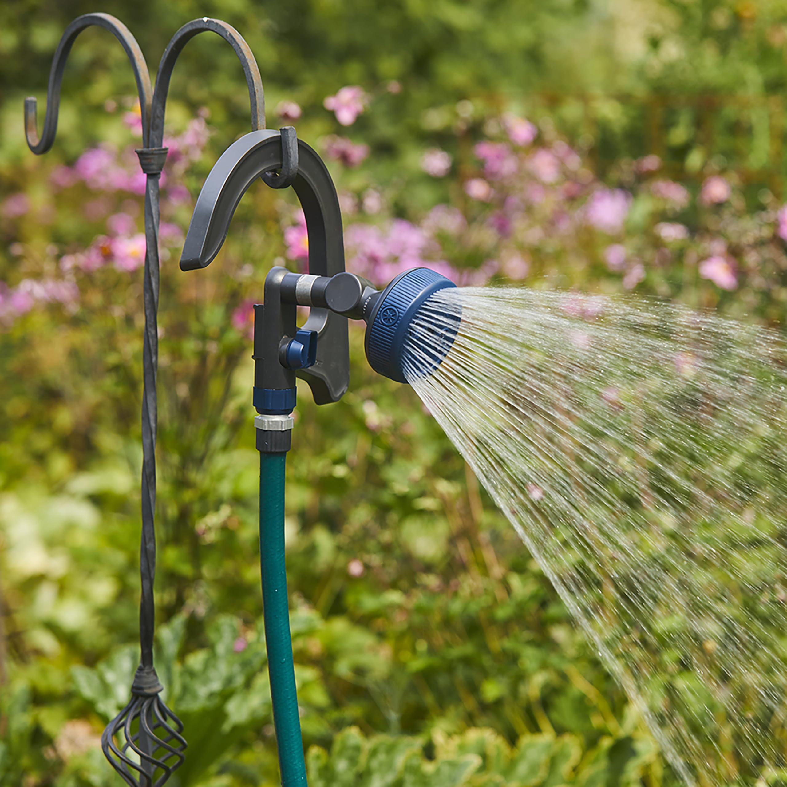 Gilmour Adjustable Spot Sprinkler with Hook Base, Pivoting Multi Pattern Sprinkler Head for Targeted Coverage in Flower Beds and Vegetable Gardens - Image 9