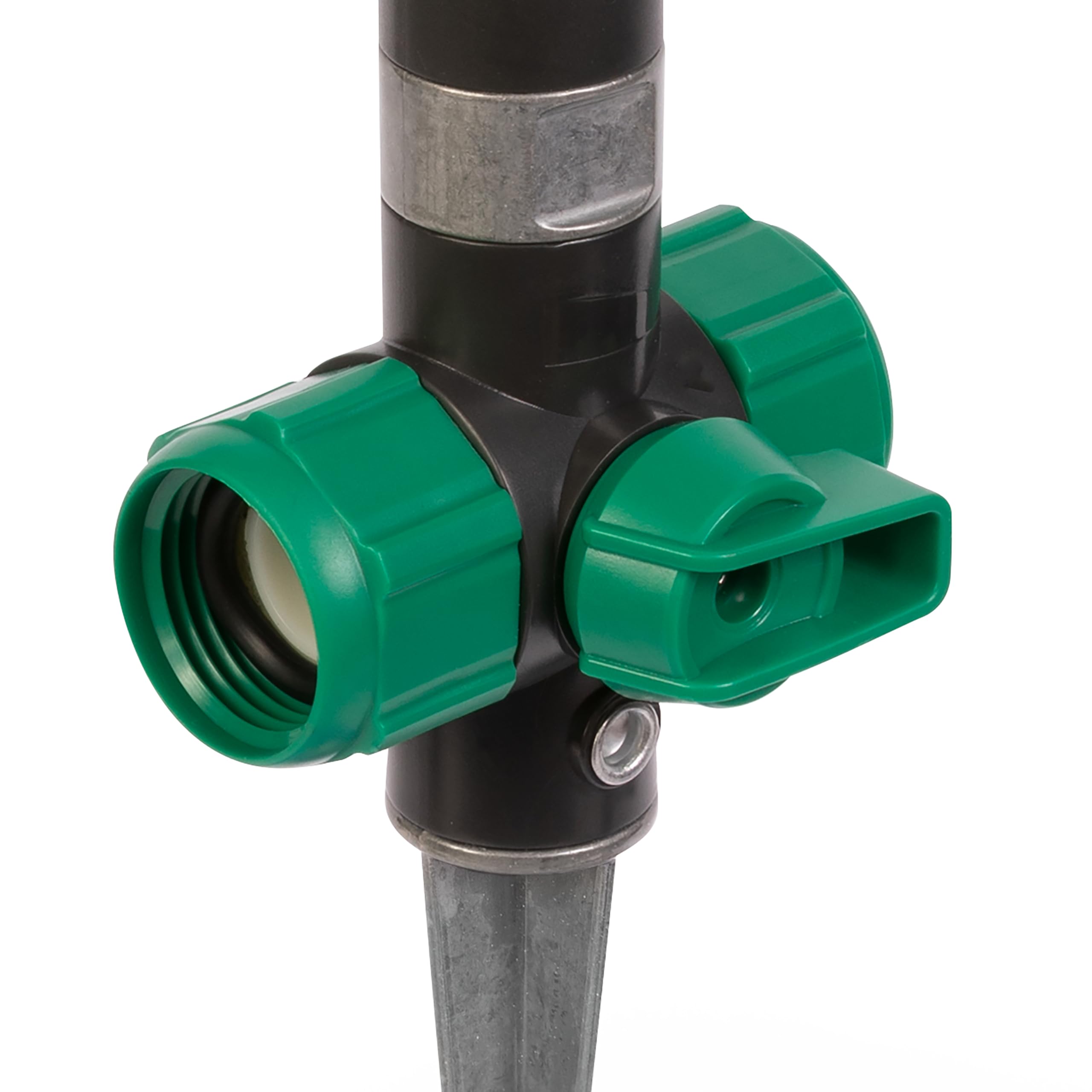 Gilmour Adjustable Spot Sprinkler with Spike Base, Pivoting Multi Pattern Sprinkler Head for Targeted Coverage in Flower Beds and Vegetable Gardens - Image 5