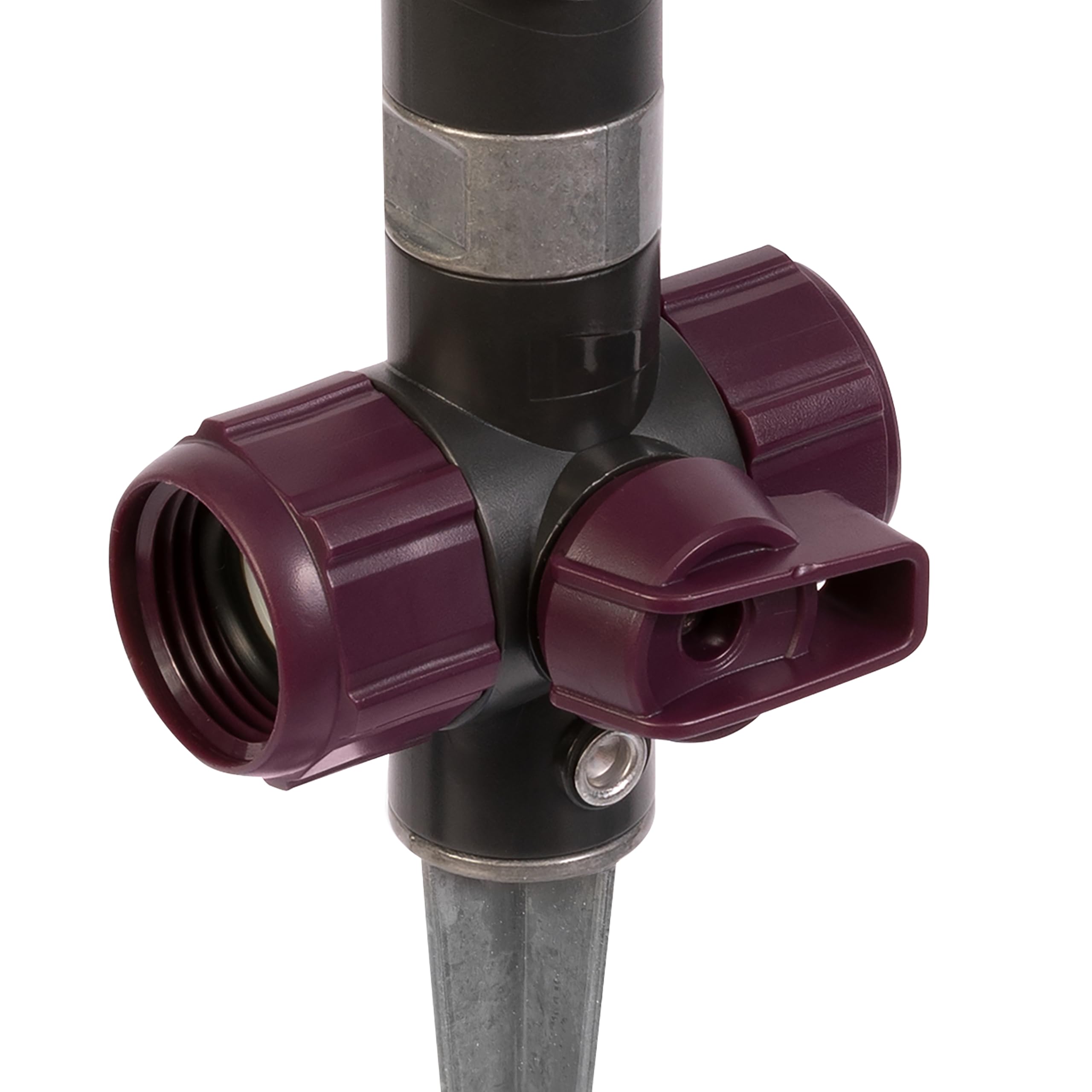 Gilmour Adjustable Spot Sprinkler with Spike Base, Pivoting Multi Pattern Sprinkler Head for Targeted Coverage in Flower Beds and Vegetable Gardens - Image 5