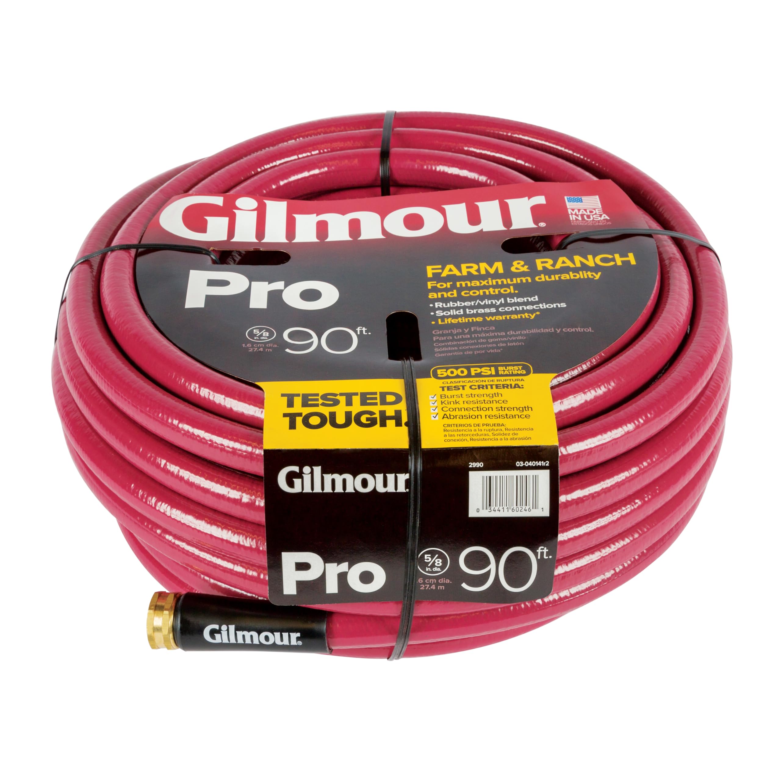 Gilmour Farm & Ranch Hose 5/8 Inch x 90 Feet, Red (829901-1001) - Image 3