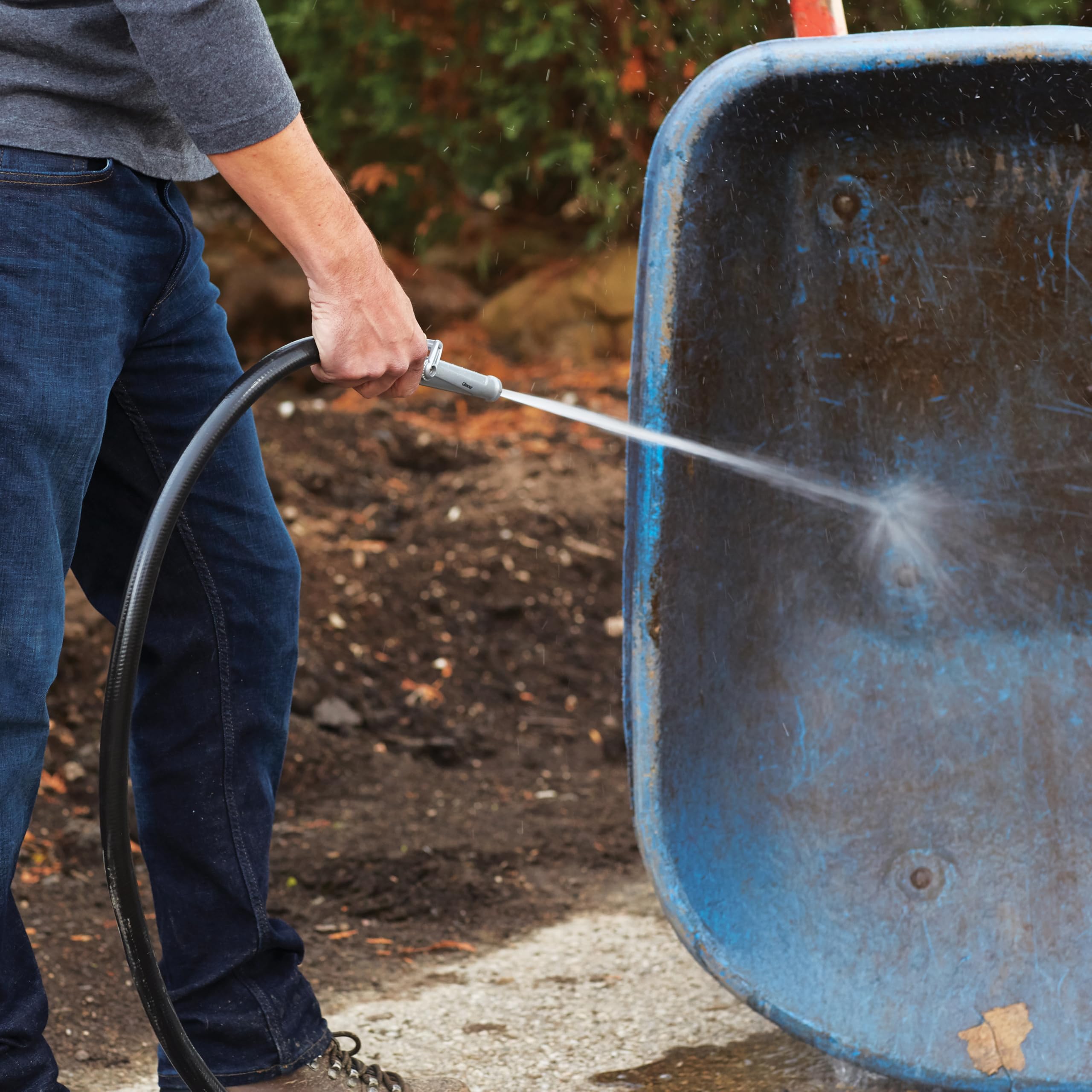 Gilmour High Force Jet Hose Nozzle with Insulated Grip, Heavy Duty Hose Nozzle for Watering and Cleaning - Image 6