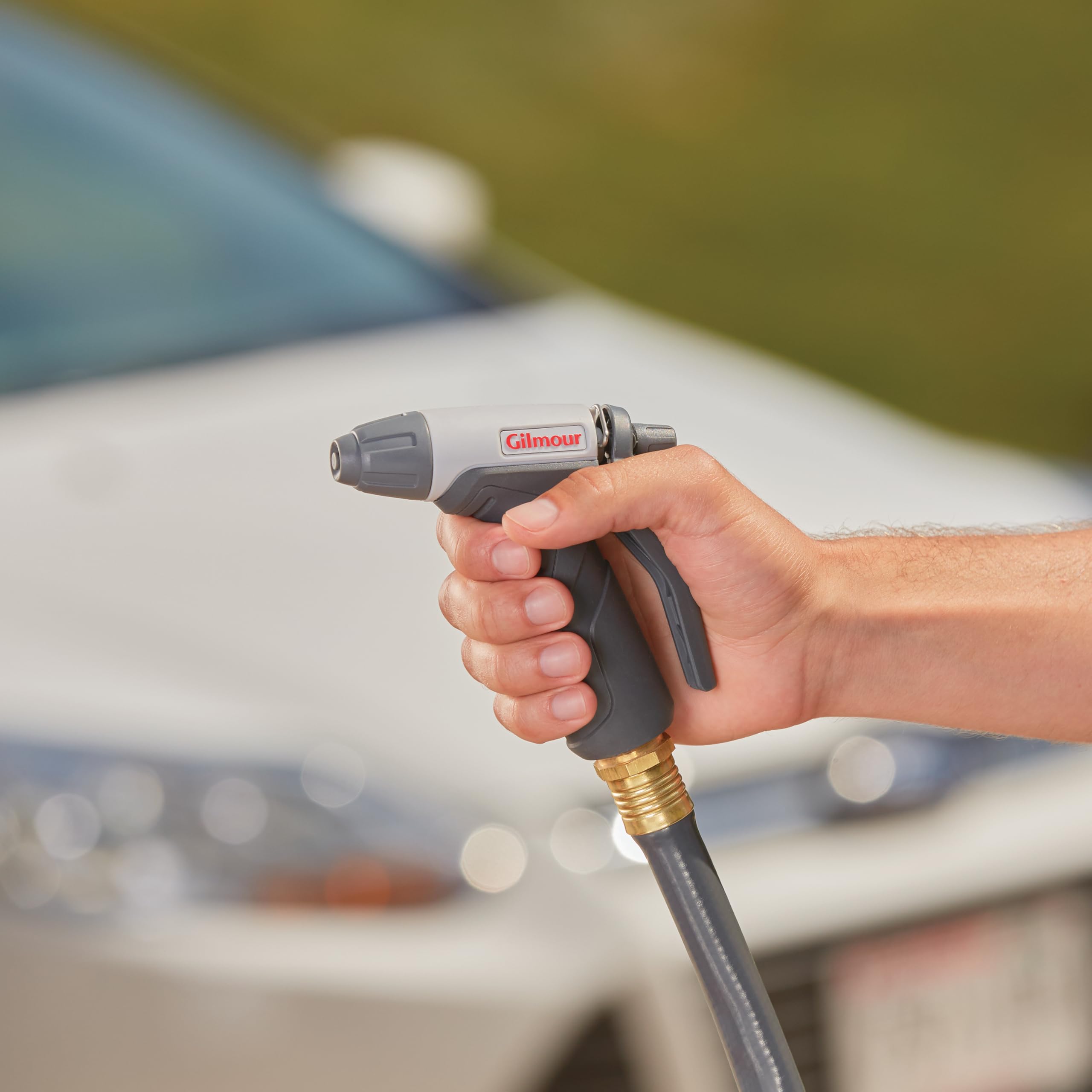 Gilmour Light Duty Garden Hose Nozzle with Adjustable Spray Pattern, Water Hose Nozzle for Watering Garden or Lawn - Image 3