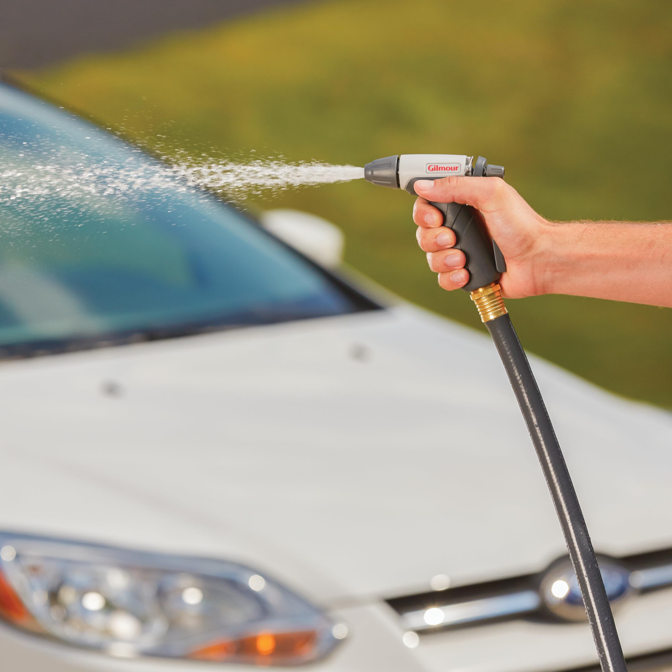 Gilmour Light Duty Garden Hose Nozzle with Adjustable Spray Pattern, Water Hose Nozzle for Watering Garden or Lawn - Image 5