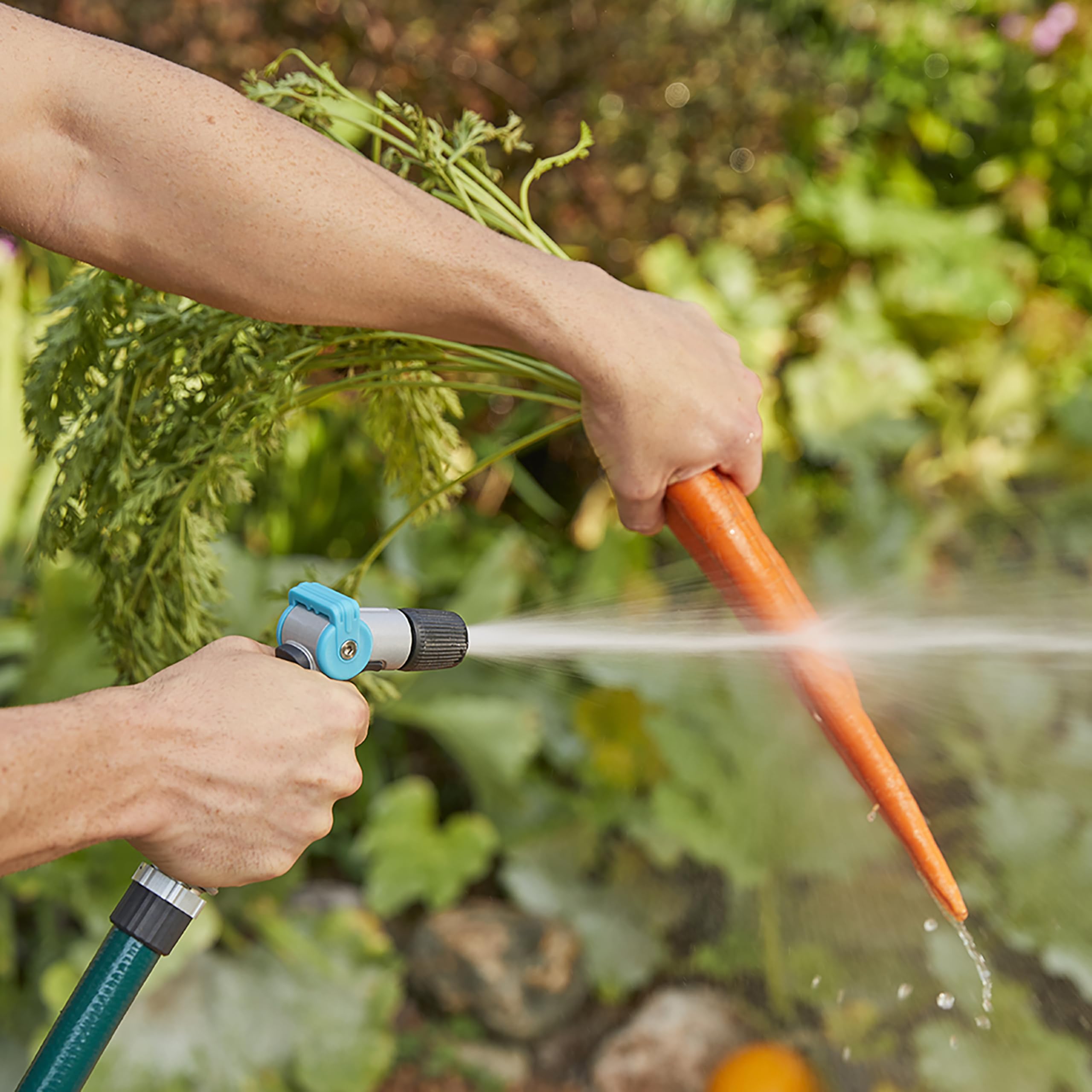 Gilmour Medium Duty Garden Hose Nozzle with Adjustable Spray Pattern, Water Hose Nozzle for Watering Garden or Lawn, Black - Image 7