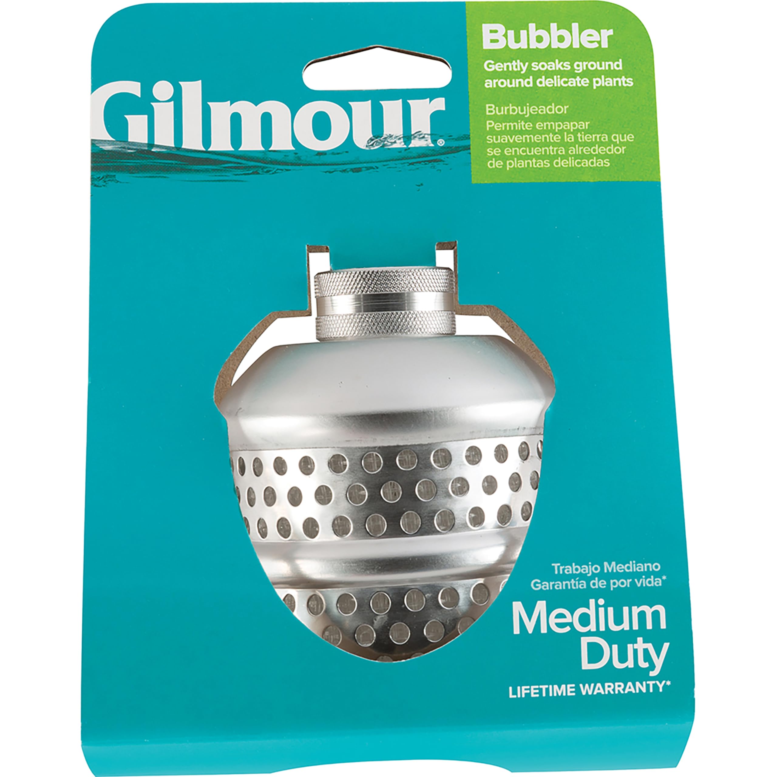 Gilmour Metal Bubbler Sprinkler, Garden Spot Sprinkler for Small Areas, Aluminum Diffuser Flood Nozzle for Delicate Watering - Image 3