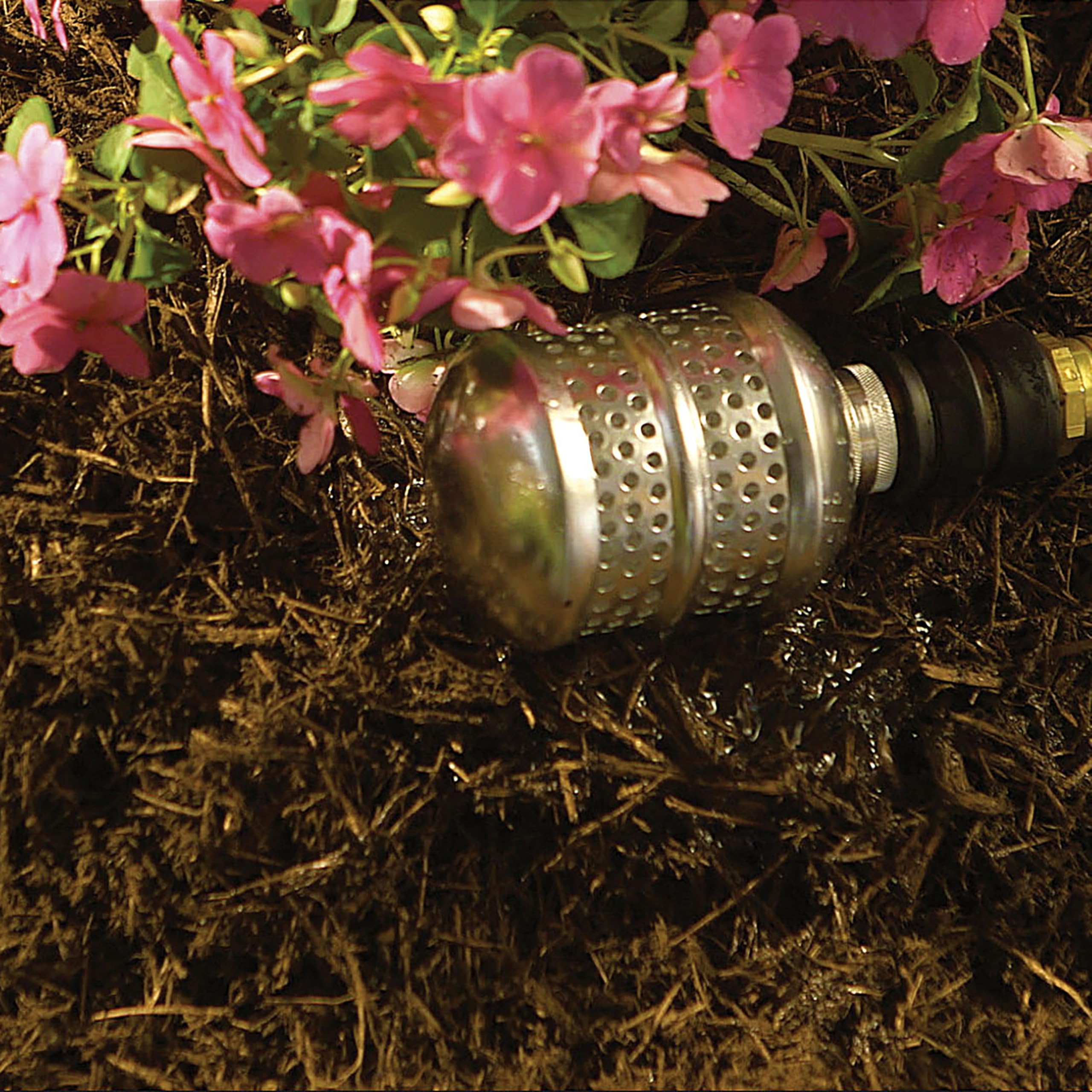 Gilmour Metal Bubbler Sprinkler, Garden Spot Sprinkler for Small Areas, Aluminum Diffuser Flood Nozzle for Delicate Watering - Image 4