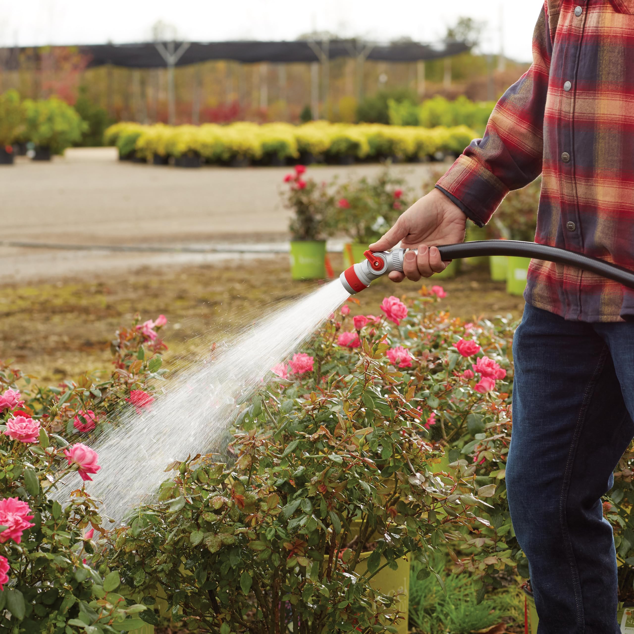 Gilmour Pro 3 Pattern Utility Hose Nozzle with Insulated Grip, Heavy Duty Hose Nozzle for Watering and Cleaning - Image 5