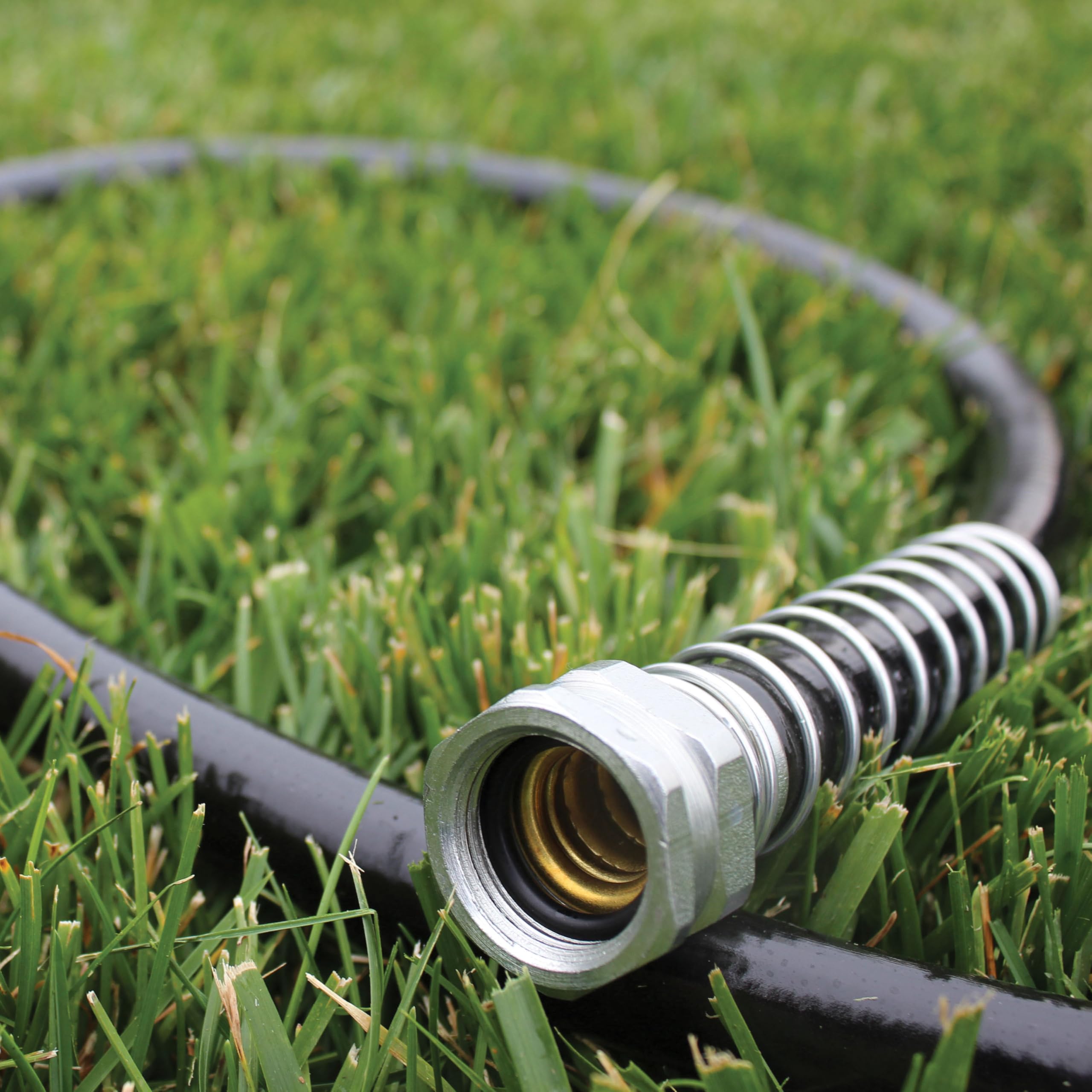 Gilmour Pro 5/8" x 100' Heavy Duty Flexogen Water Hose, Flexible Garden Hose for Vegetable Gardens, Flower Beds, and Lawn Sprinklers, Black - Image 5