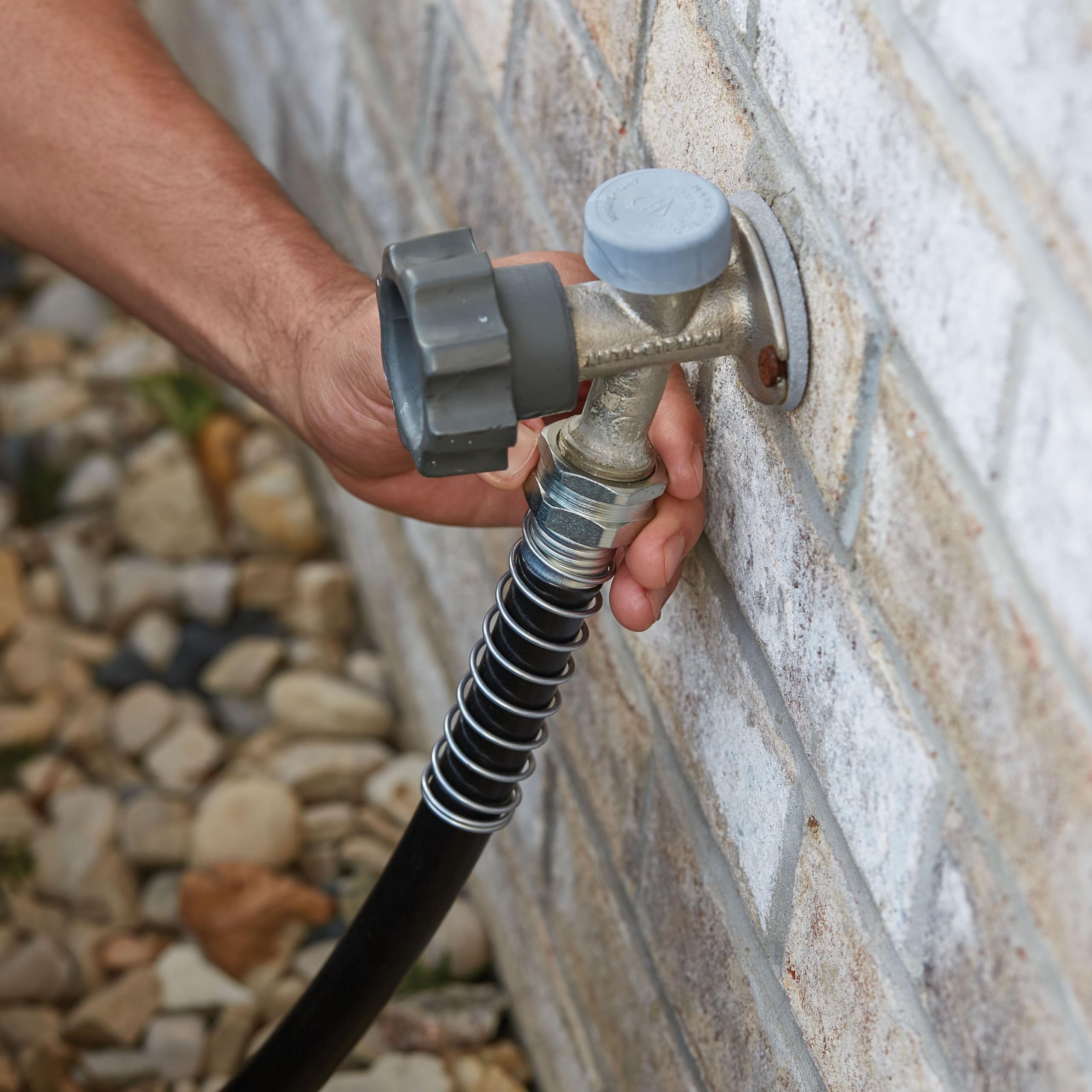 Gilmour Pro 5/8" x 100' Heavy Duty Flexogen Water Hose, Flexible Garden Hose for Vegetable Gardens, Flower Beds, and Lawn Sprinklers, Black - Image 6