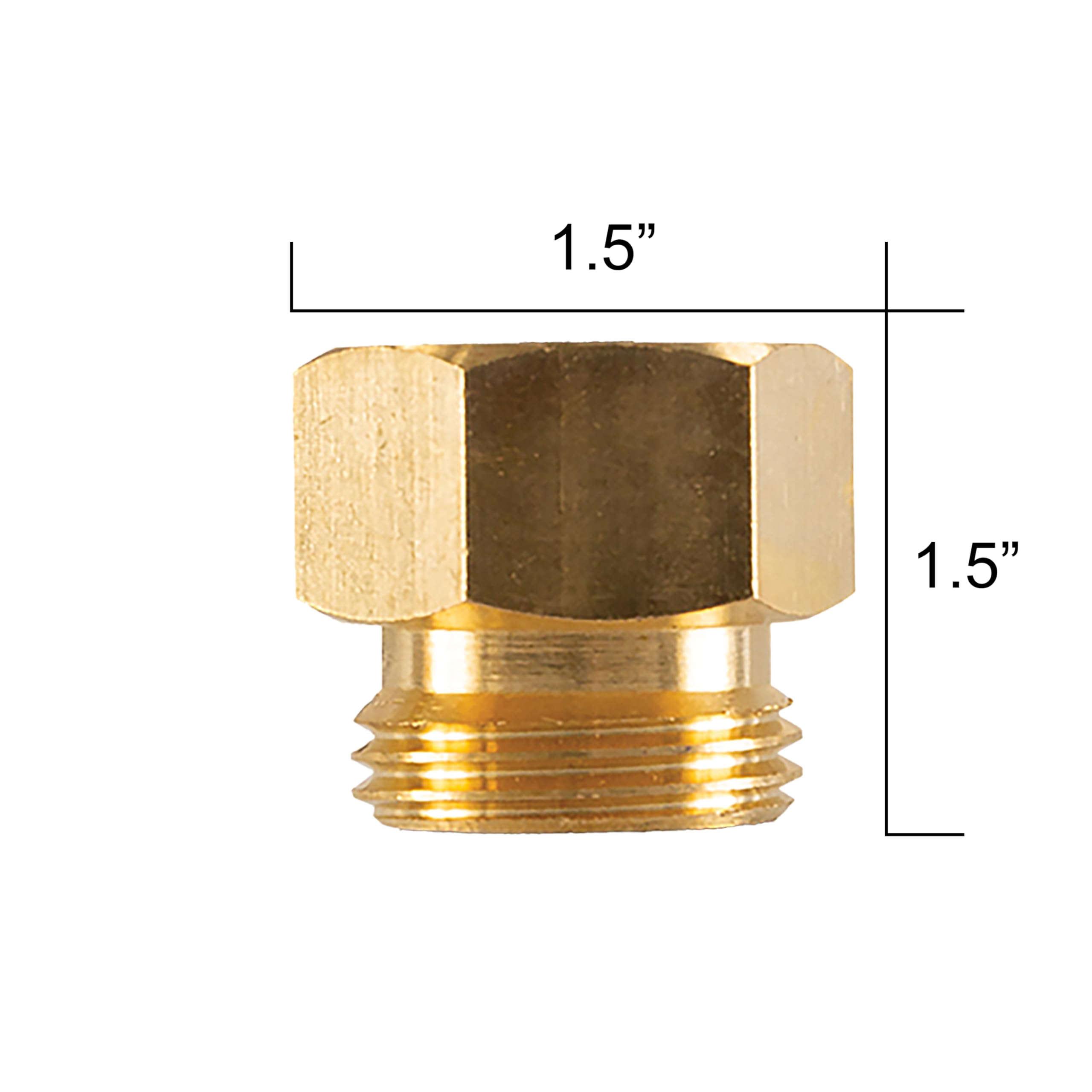 Gilmour Pro Male to Female Hose Connector, Swivel Hose Connector Thread Size 3/4" NPT (M) to 3/4" NH (F) - Image 4