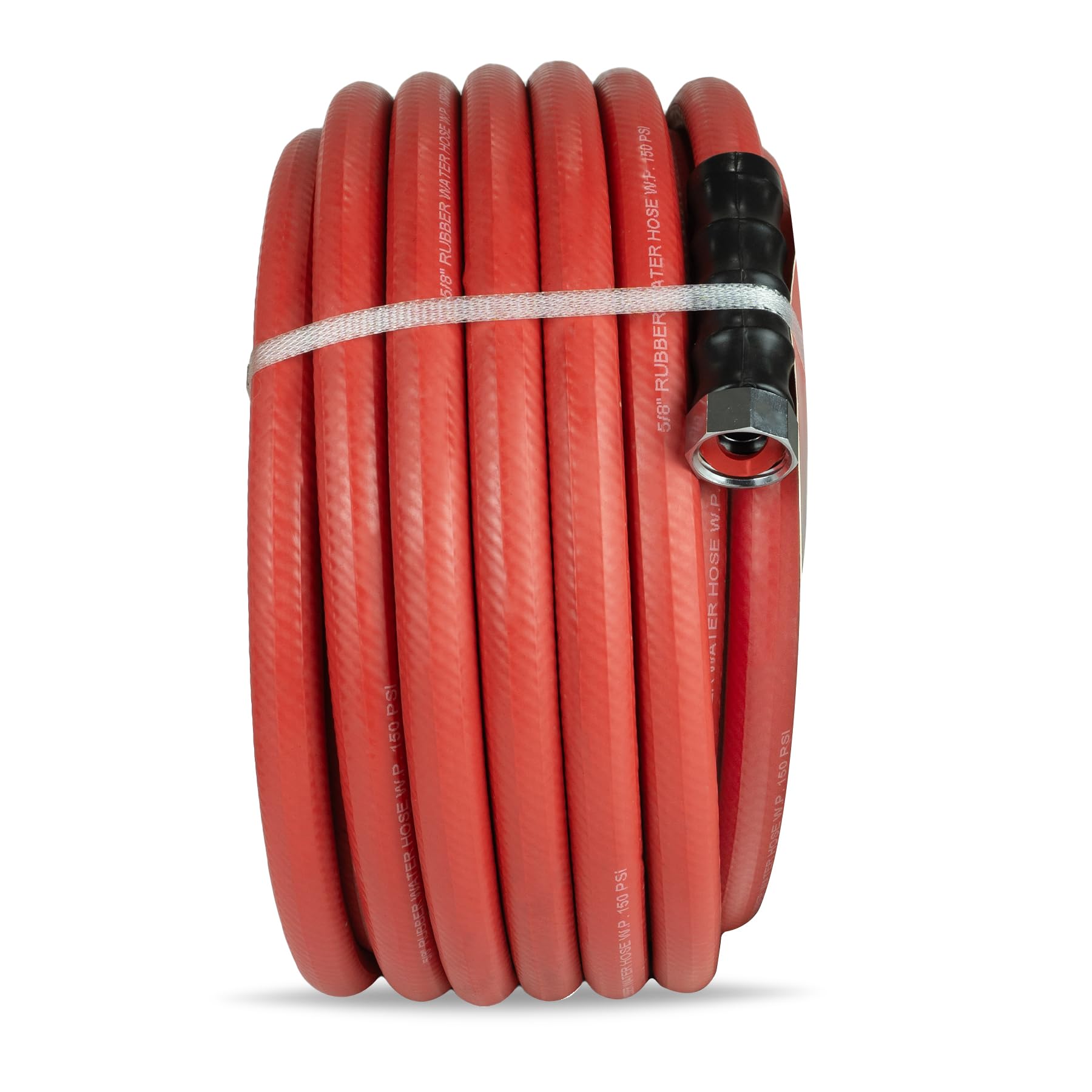 Gilmour Pro Rubber Hot Water Garden Hose – 5/8" x 100', Kink-Resistant, 400 PSI, Brass Fittings, Flexible in Cold, USA Made - Image 4