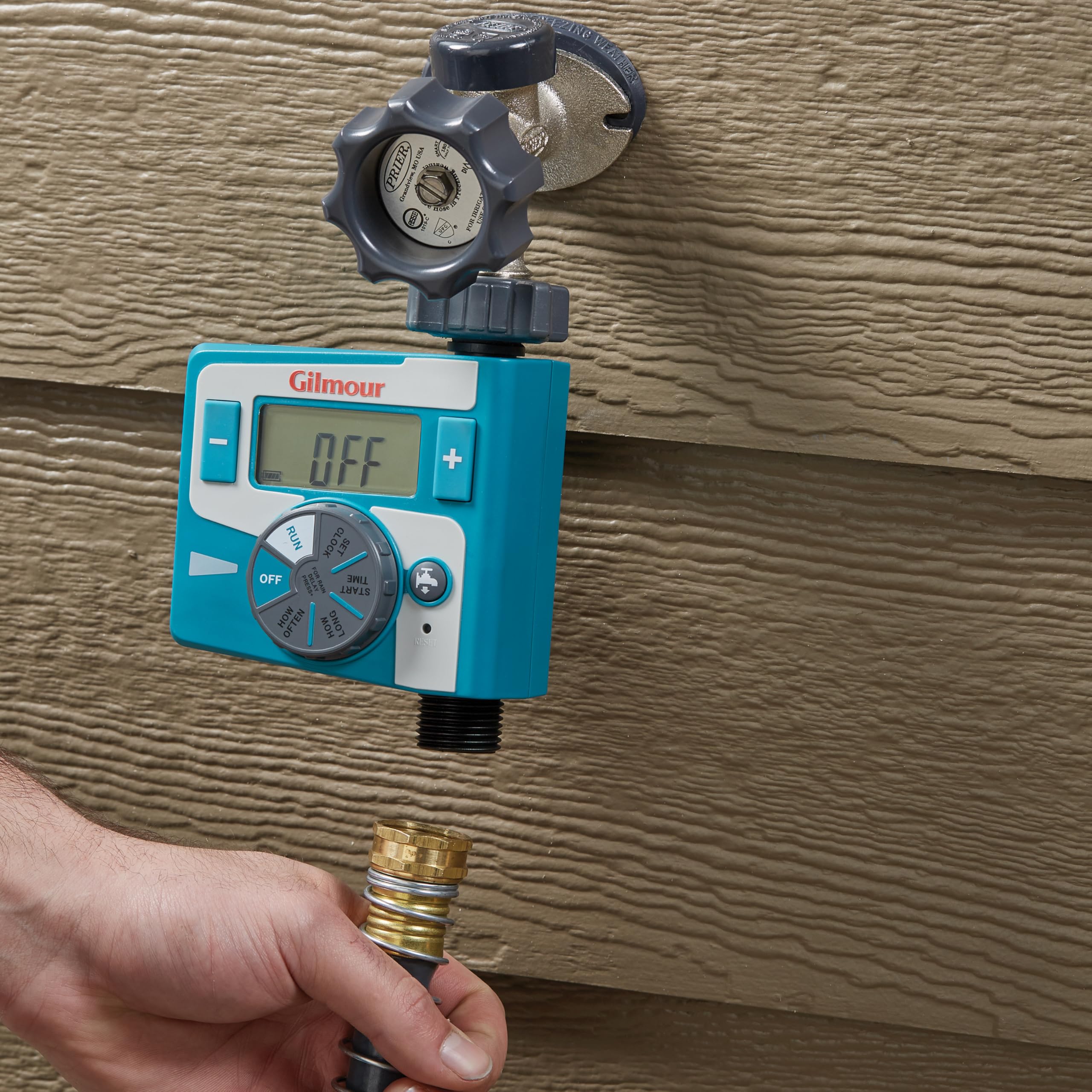 Gilmour Single Outlet Electronic Water Timer for Garden Hose, Irrigation Timer for Sprinklers and Drip Lines, Blue - Image 5